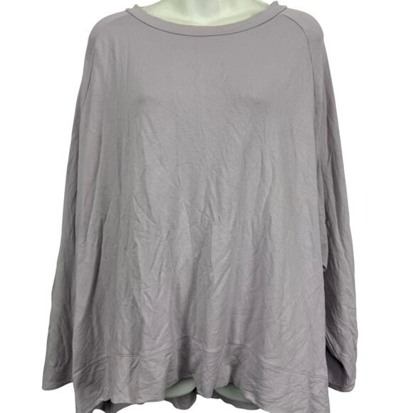 J Jill Wearever Collection Lavender Cozy Soft Sweatshirt Rayon Stretch sz 3X - Picture 1 of 16